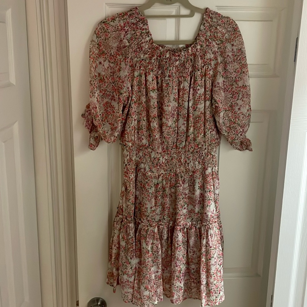 Vici off the shoulder floral dress